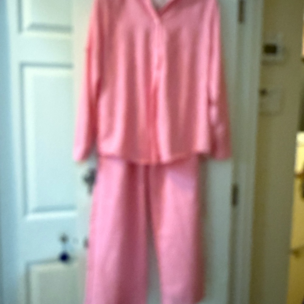 YSL pink outfit shirt and pants